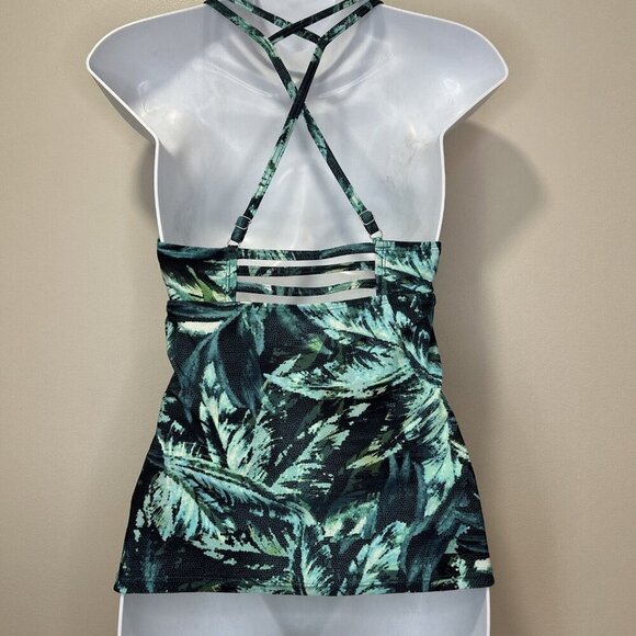 Athleta Women Napali Cross Strap Tankini Size Small - Picture 4 of 9